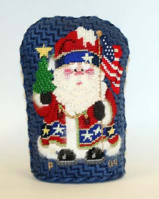 patriotic Santa